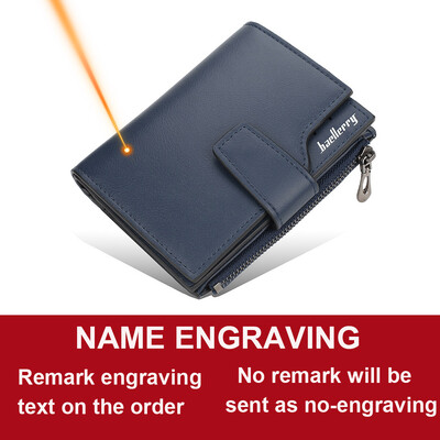 2024 portofele noi pentru femei Nume personalizat modă scurtă din piele PU de calitate Suport card clasic de femeie portofel cu fermoar pentru femei