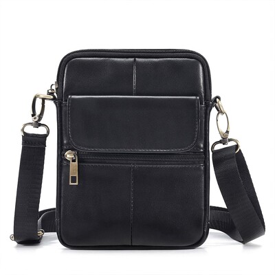 JOYIR Muška torba na rame od prave kože Modna mala kurirska torba Poslovna ležerna Crossboby torba za 7,9" tablet visokokvalitetno novo