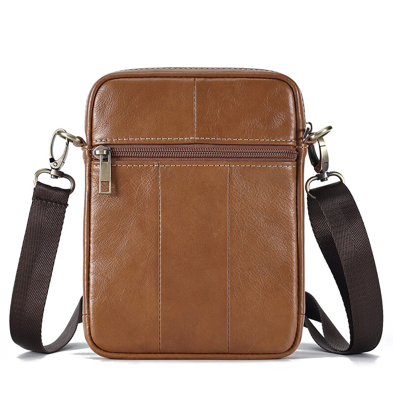 JOYIR Muška torba na rame od prave kože Modna mala kurirska torba Poslovna ležerna Crossboby torba za 7,9" tablet visokokvalitetno novo