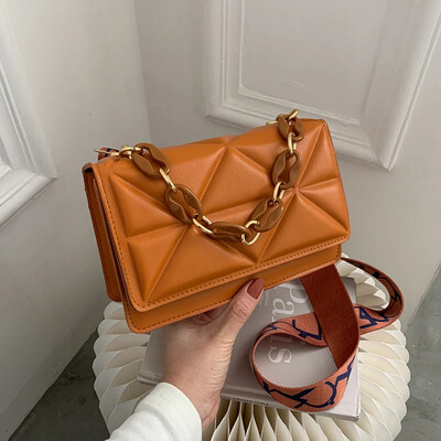 Genți de umăr mari de iarnă pentru femei, cu model de piatră, genți crossobdy din piele PU, marca roz, genți de mână, lanțuri, poșete pentru cumpărători