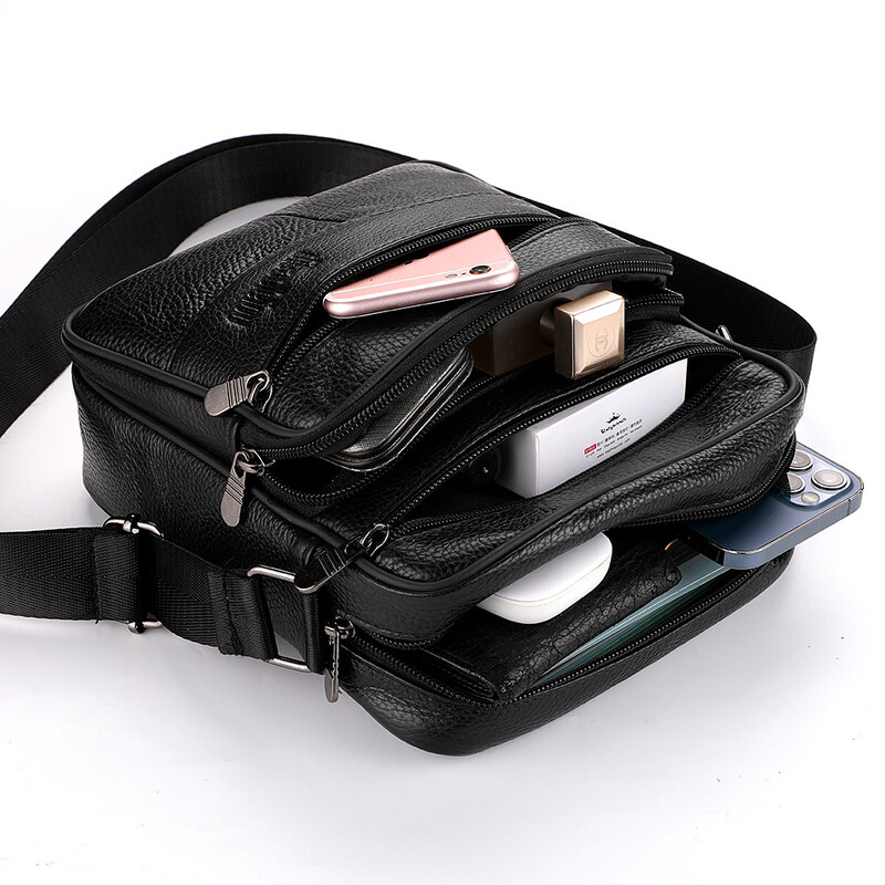 Velike muške torbe na rame od prave kože Visokokvalitetne tote modne poslovne muške torbe preko ramena Kožne torbe