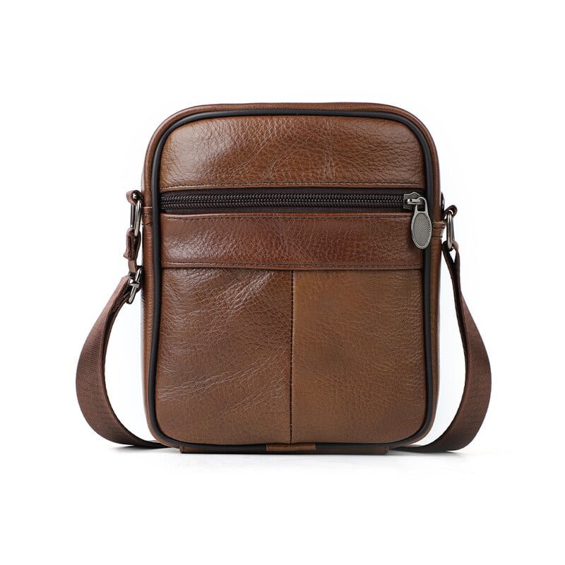 JOYIR vyriškos tikros karvės odos madingi krepšiai ant pečių Vintage Crossbody krepšys vyrams dizainerių pasiuntinių krepšys Kasdieniai rankinės krepšiai