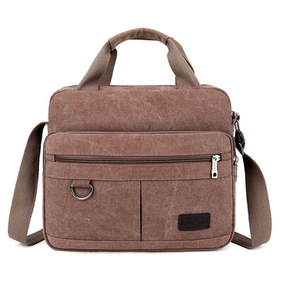 Višeslojna kurirska torba, četvrtasta torba na rame s patentnim zatvaračem, platnena putna torba za preko ramena velikog kapaciteta, uniseks