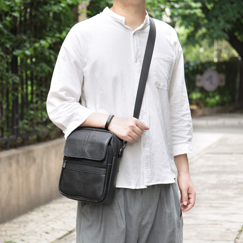 Geantă pentru bărbați din piele naturală WESTAL Genți pentru bărbați cu clapă pentru ipad Genți de designer din piele pentru bărbați Genți cu mâner superior pentru bărbați