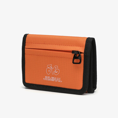 Japāņu stila neilona trīskāršu gadījuma maks vīriešiem vīriešiem sievietēm, jauniem jaunumiem naudas soma Maks ar rāvējslēdzēju monētas ID karšu turētāja somiņa