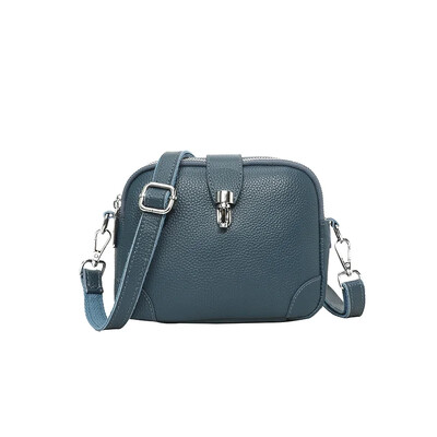 Design de buzunar cu 3 straturi Piele autentică Strat 100% piele de vacă Genți Messenger Femei Designer la modă Poșetă ocazională Portofel Sac A Main