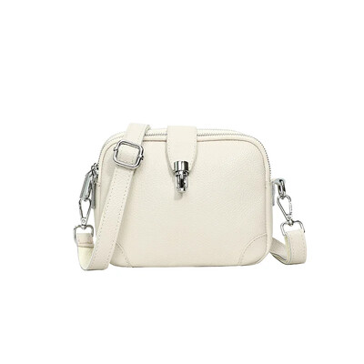 Design de buzunar cu 3 straturi Piele autentică Strat 100% piele de vacă Genți Messenger Femei Designer la modă Poșetă ocazională Portofel Sac A Main