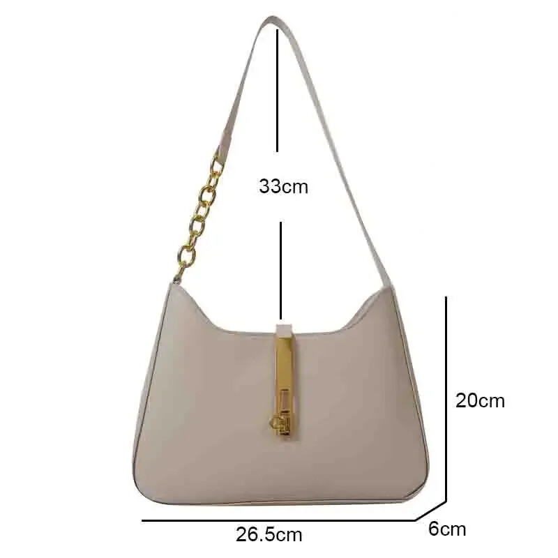 Geantă de umăr din piele PU de lux pentru femei, ocazional, genți de mână cu design uni, poșetă de marcă 2024, poșetă pentru cumpărători de modă, genți pentru femei