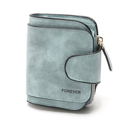 Portofele scurte de damă la modă Piele PU Mat Mici ocazional Poșetă de monede Fermoar Geantă de bani Poșetă cu fermoar Suport card de credit Clip