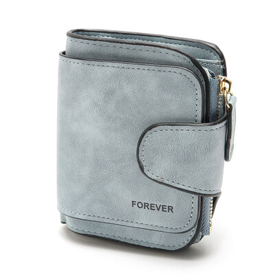 Portofele scurte de damă la modă Piele PU Mat Mici ocazional Poșetă de monede Fermoar Geantă de bani Poșetă cu fermoar Suport card de credit Clip