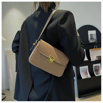 High End Small Bag for Women 2024 New Style with Niche Texture Δημοφιλής τσάντα χιαστί για γυναίκες Μονό ώμο Small Square Sac