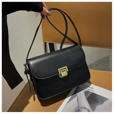 Geantă mică de gamă înaltă pentru femei 2024 stil nou cu textura de nișă Geantă populară pentru femei, cu un singur umăr, geantă pătrată mică