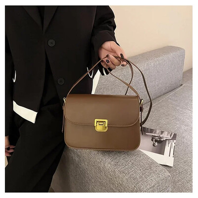 Geantă mică de gamă înaltă pentru femei 2024 stil nou cu textura de nișă Geantă populară pentru femei, cu un singur umăr, geantă pătrată mică