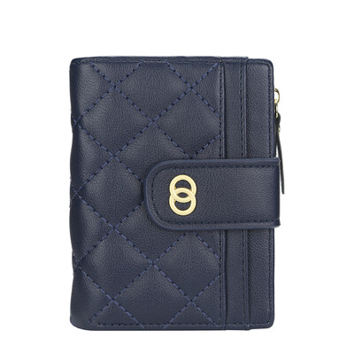 Portofel scurt pentru femei Portofel din piele PU cu fermoar Suporturi de carduri Geantă mică cu fermoar Poșetă pentru monede Portofele negre roșii pentru femei