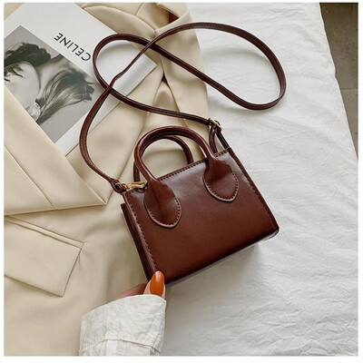 2024. Nova mala četvrtasta torba Nova popularna retro mini ručna torbica Literary Crowds Na rame Messenger Ženska torba