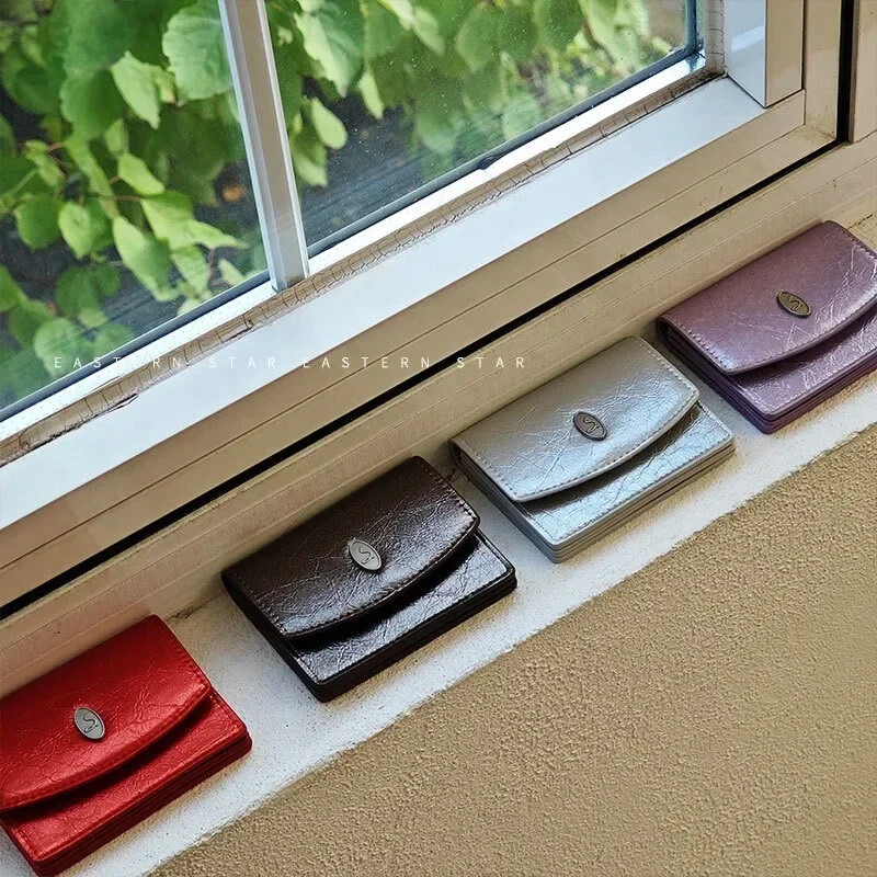 Korejas modes maka karte vienkrāsu sērijas vienkāršības monētu somiņa saldai meitenei āra pārnēsājamai bankas studenta kartes turētājam