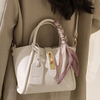 Nanfeng Paris Chic Tote Γυναικεία τσάντα 2024 Άνοιξη Καλοκαίρι Νέα τσάντα υψηλής αισθητικής Commuter Τσάντα μονόκλινη ώμου