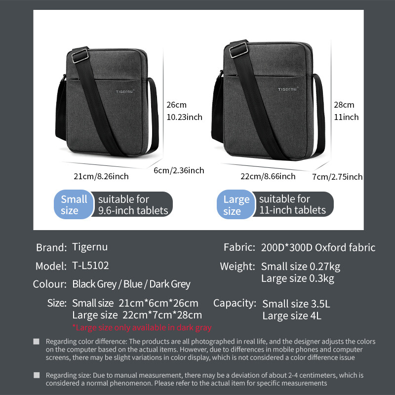 Garanție pe viață Geantă Messenger pentru bărbați Geantă de umăr impermeabilă pentru bărbați 9,7 11 inchi Geanta pentru IPad Geanta de afaceri pentru bărbați Geanta crossbody Slingbag