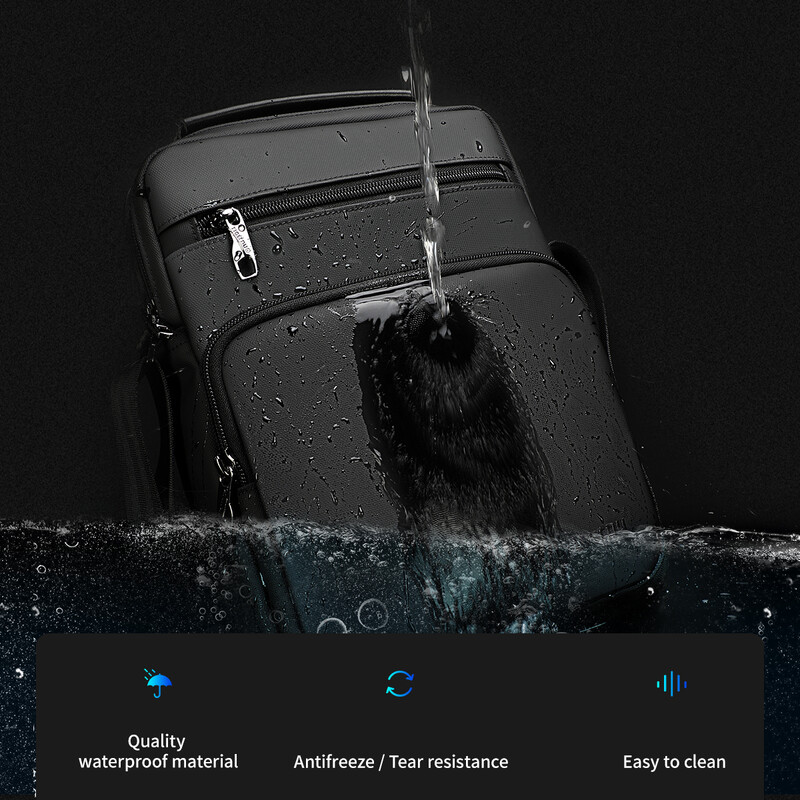 Garanție pe viață Geantă de umăr pentru bărbați, geantă iPad de 9,7 inchi, mini geantă de mână, geanți impermeabili pentru bărbați, pentru călătorii de afaceri, pentru adolescenți