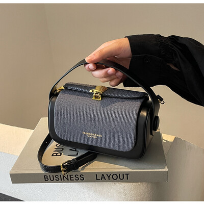 Genți pătrate mici, de calitate superioară, pentru femei, 2024, la modă, clasice, din piele PU