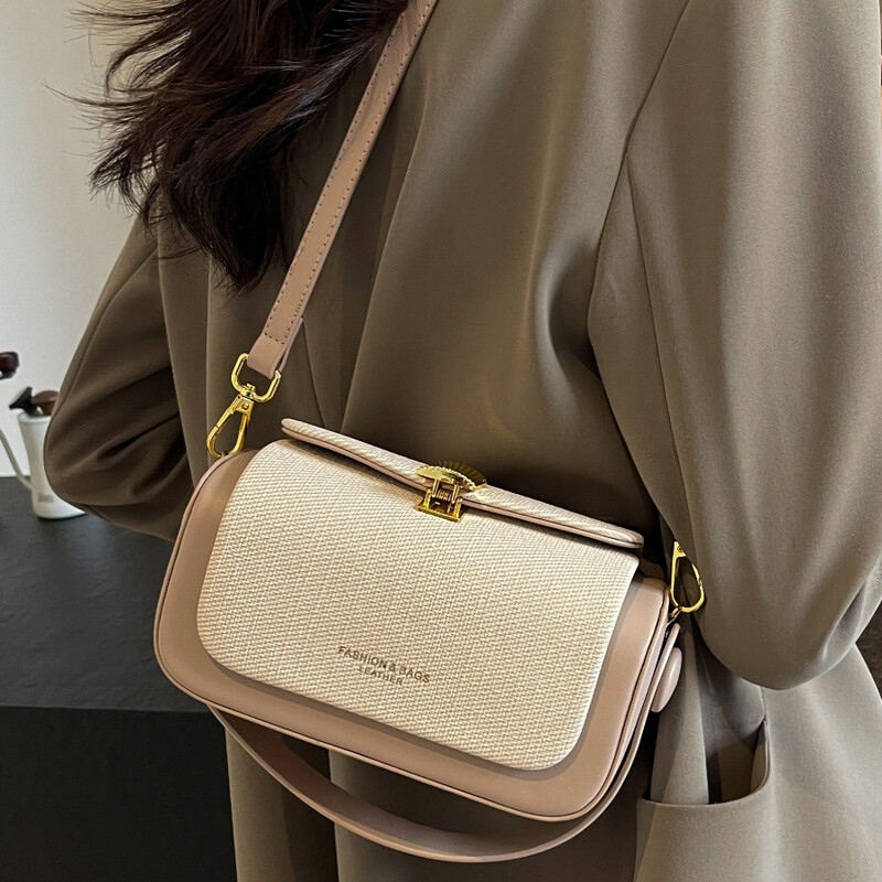 Genți pătrate mici, de calitate superioară, pentru femei, 2024, la modă, clasice, din piele PU