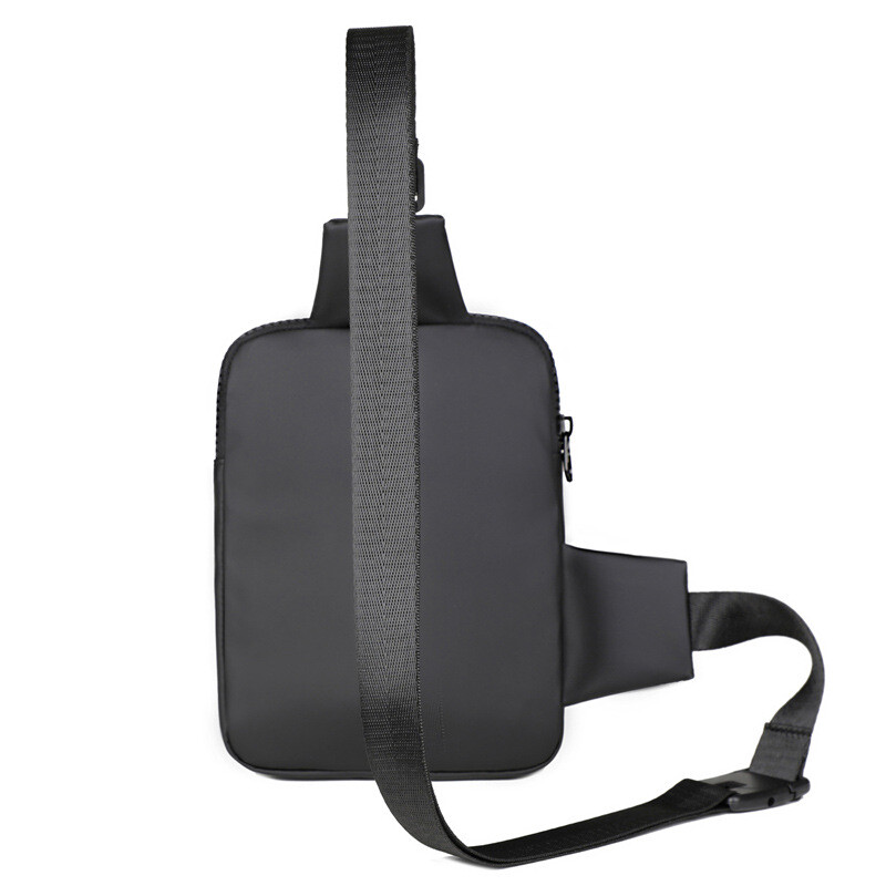 Moderna vīriešu plecu soma ar krūtīm, Oksfordas auduma krusteniska soma ikdienišķai diagonālai Day Tide maza kvadrātveida soma vīriešiem