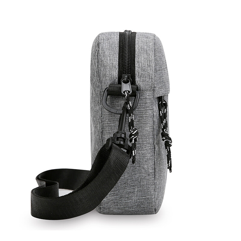 1PC ghiozdan pentru bărbați, la modă, din pânză Oxford, geantă de umăr, ocazională, încrucișată în diagonală, pentru mașină de mână, geantă pătrată mică