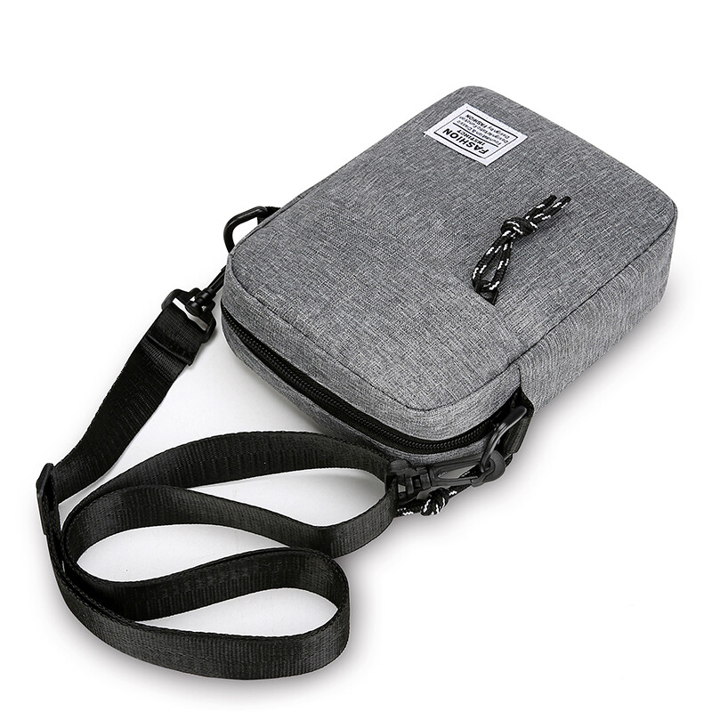 1PC ghiozdan pentru bărbați, la modă, din pânză Oxford, geantă de umăr, ocazională, încrucișată în diagonală, pentru mașină de mână, geantă pătrată mică