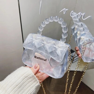 Ženske ručne torbice u boji slatkiša, veleprodaja, nova prozirna želatinasta torba, ženska torba iz kineskog kopna Motociklistička oprema Acc