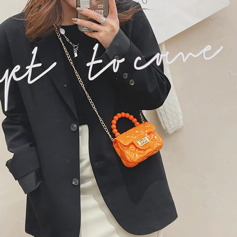 Ženske ručne torbice u boji slatkiša, veleprodaja, nova prozirna želatinasta torba, ženska torba iz kineskog kopna Motociklistička oprema Acc