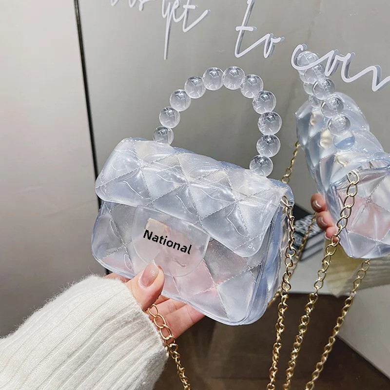Ženske ručne torbice u boji slatkiša, veleprodaja, nova prozirna želatinasta torba, ženska torba iz kineskog kopna Motociklistička oprema Acc