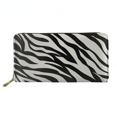 Sieviešu maks, ādas modes gradients, leoparda apdruka, auduma somiņa ar monētu kabatu Busniess Femme Wallets Carteras 2021