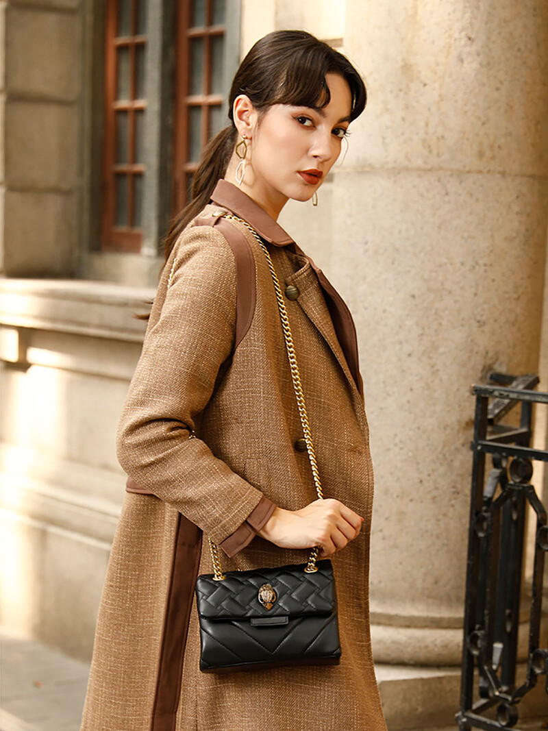 2024. gada luksusa tendences modes klasiska retro sieviešu soma, klasiska viegla, luksusa ķēdes sieviešu somas ar vienu plecu