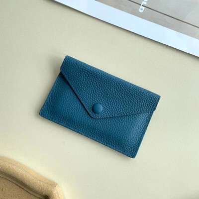 Inițiale personalizate Portofel mic din piele naturală Moda de lux Personalizați Nume Plic Suport card Poșetă Dropshiping Cadou DIY