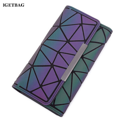 Torbica Geometric Wallet Ženski dugi Clutch novčanici Torbica za novac Trostruki preklop Novčanik Ženski držač kartica carteira portfel