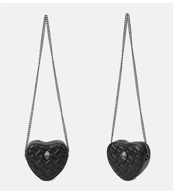 Fashion Love Heart Crossbody Τσάντα Αετός Τσάντα ώμου Κεφαλή Αλυσίδα Σχήμα κεφαλής Τσάντα ώμου Μικρές τσάντες Pu Δερμάτινη γυναικεία Τσάντα Δώρο