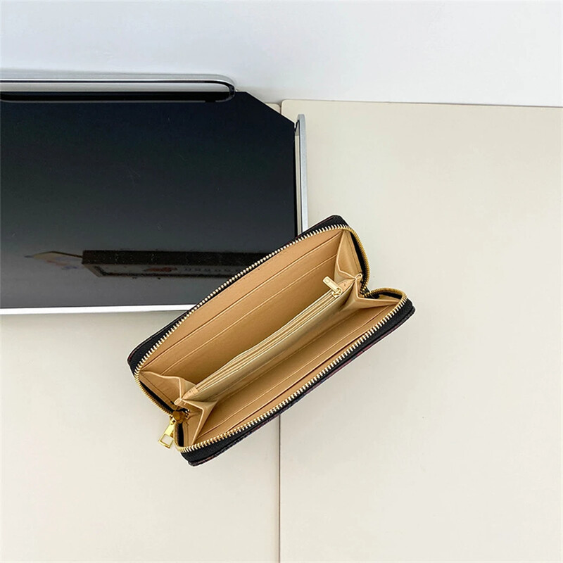 Poșetă pentru monede pentru femei, piele de crocodil, portofel lung pentru femei, cu design serpentin, poșete pentru telefon pentru doamne, posesor de card, geantă de bani, sac