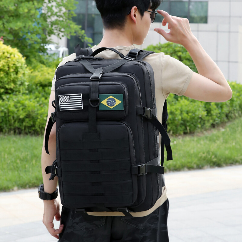 Rucsacuri de călătorie în aer liber, impermeabile, de mare capacitate, pentru bărbați, cu buzunare multiple, geantă tactică durabilă, pentru drumeții, pentru camping, rucsac Oxford