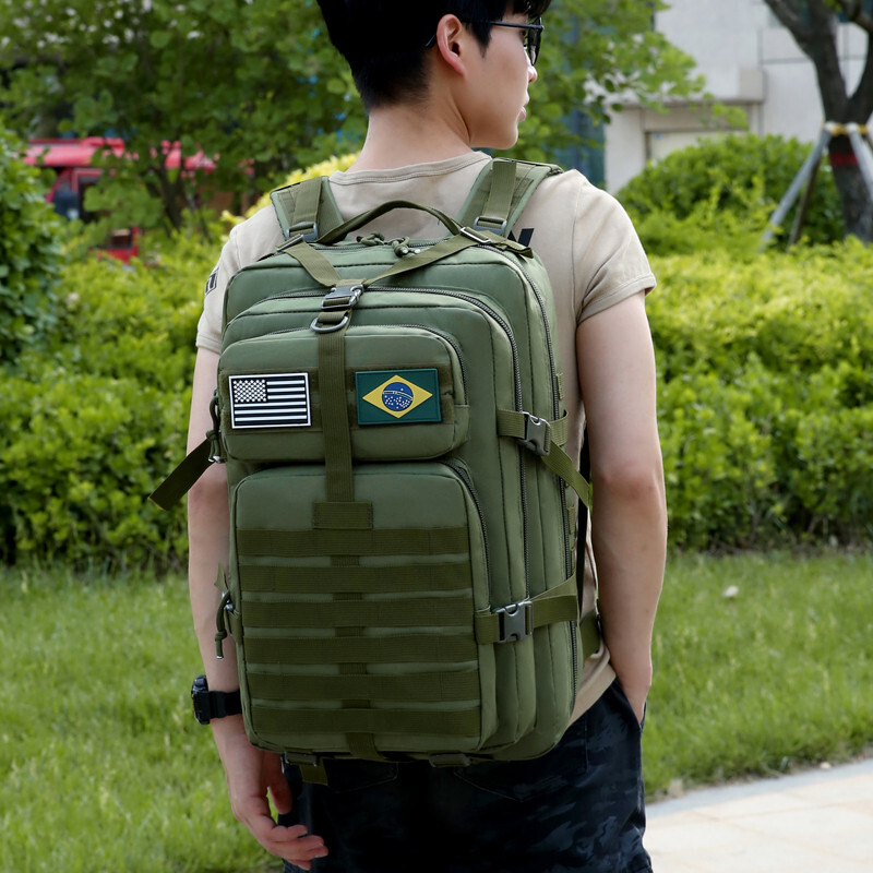 Rucsacuri de călătorie în aer liber, impermeabile, de mare capacitate, pentru bărbați, cu buzunare multiple, geantă tactică durabilă, pentru drumeții, pentru camping, rucsac Oxford