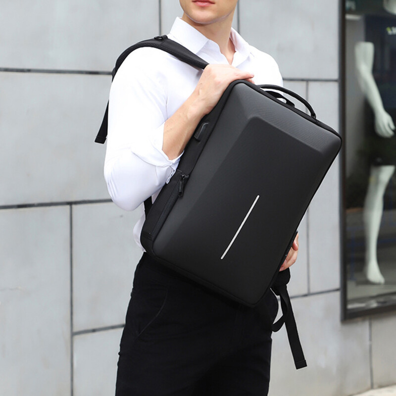 Rucsac casual pentru bărbați Rucsac antifurt Geantă de încărcare USB de călătorie de mare capacitate Geanta pentru computer de afaceri Fasion pentru bărbați
