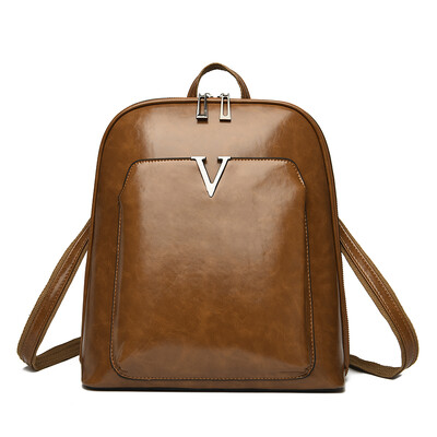 2024 Rucsacuri din piele pentru femei Rucsacuri vintage pentru femei de înaltă calitate pentru fete Rucsac de călătorie de mare capacitate pentru femei Sac A Dos