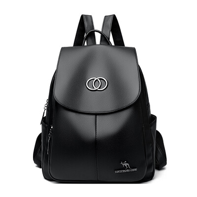 Rucsac de femei de marcă de lux 2024, din piele de înaltă calitate, geantă de umăr de mare capacitate, rucsac de călătorie pentru moda simplitate fete