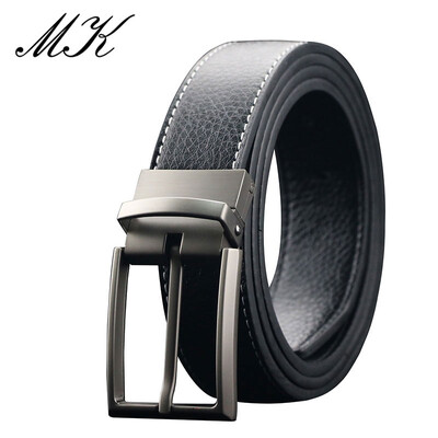 Curele de piele cu cataramă de designer Maikun pentru bărbați Curele de cafea reversibile de lux Cureau de piele pentru bărbați de afaceri de modă
