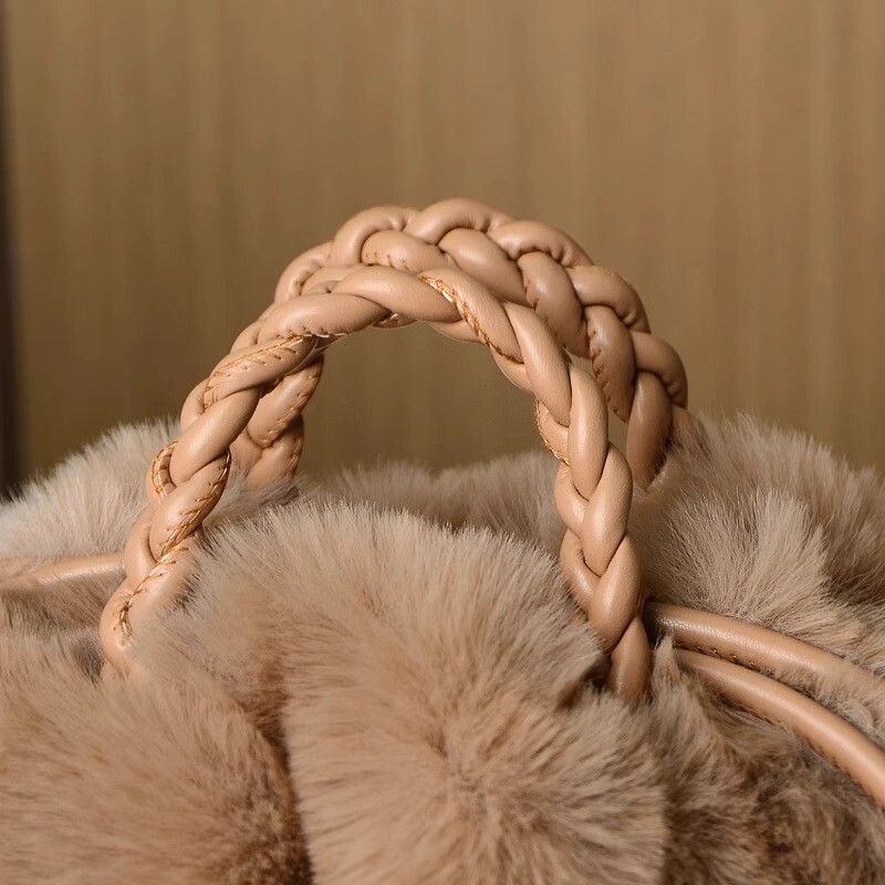 Geantă de pluș cu dovleac pentru femei, genți de tote drăguțe, genți de umăr de călătorie, la modă, toamnă și iarnă