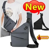 Uued Multifunktsionaalsed Rinnakotid Vargusvastased Ühekordsed Crossobdy Kotid Meestele Veekindel meeste Cross Body Messenger Bag Fanny Pack Sac