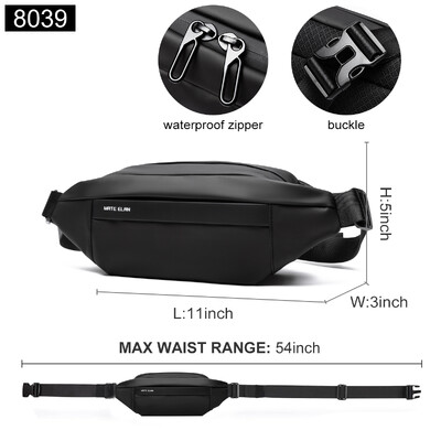 Geantă impermeabilă pentru piept, geantă solidă pentru bărbați, geantă de umăr pentru telefon zilnic, geantă pentru sport de călătorie, rucsac pentru bărbați în tendințe