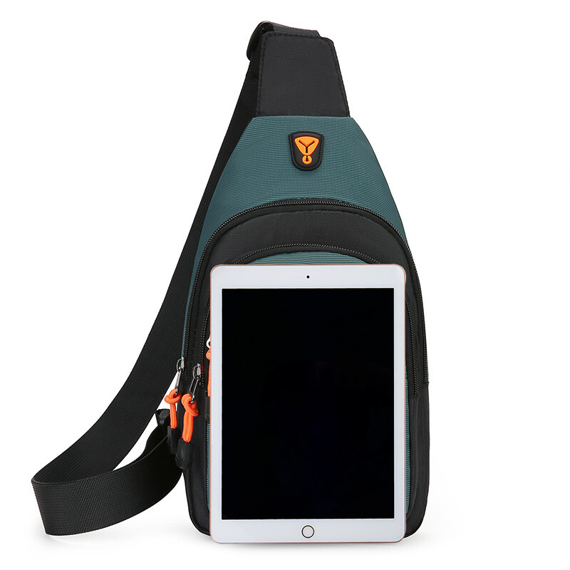 Geantă ocazională pentru piept pentru bărbați, geantă mică de umăr din nailon, pentru alergare, curea pentru ciclism, geantă pentru sport în aer liber, geantă de călătorie pentru telefon.
