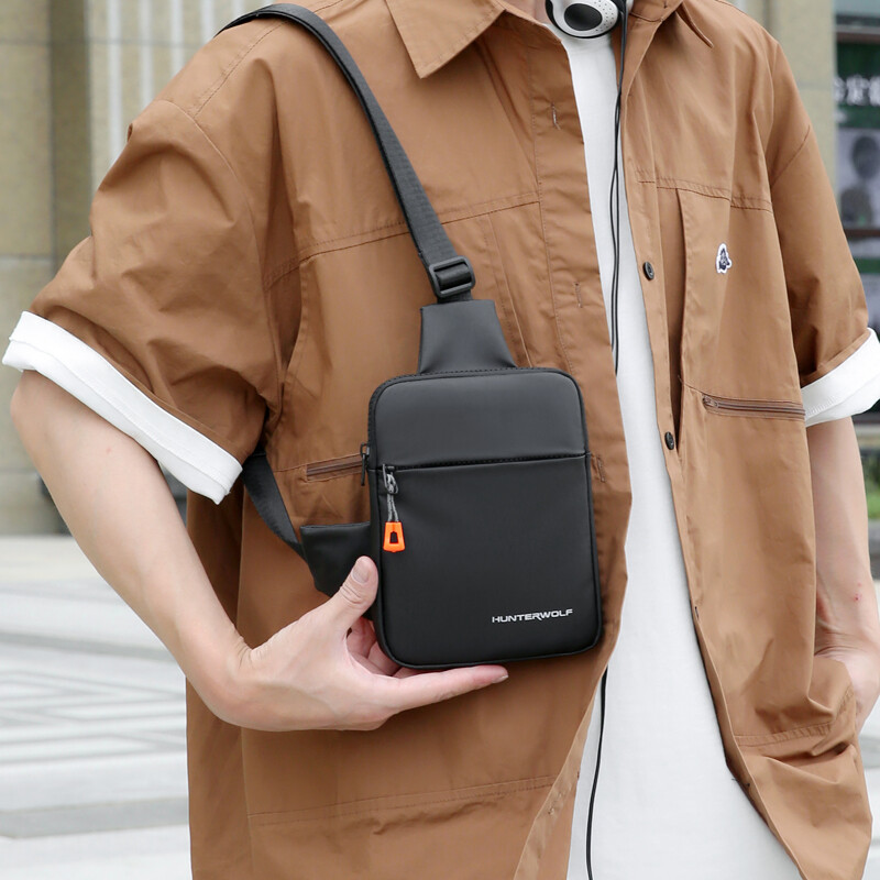 Geantă de piept multifuncțională pentru bărbați Geantă de călătorie în aer liber pentru bărbați Geantă ocazională de tip crossbody geantă mic rucsac pentru alergare geantă de piept pentru ciclism