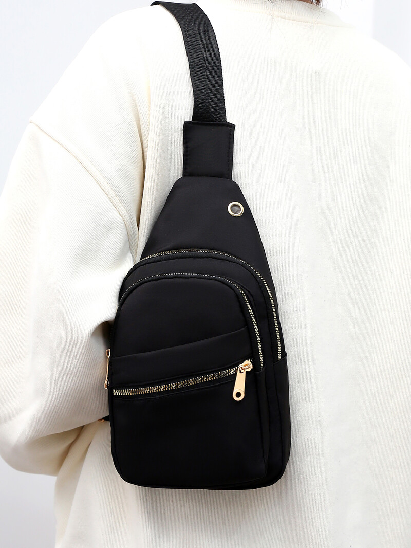 Rucsac Sling Geantă Sling Bărbați Călătorii Drumeții Geantă de piept Rucsac de umăr În aer liber Pescuit sportiv