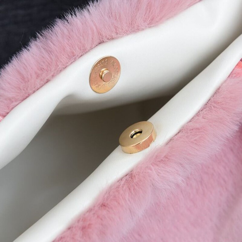 Geantă de pluș de capacitate mare Geantă moale de pluș de înaltă calitate, geantă de călătorie nouă, de lux, geantă de umăr, geantă de umăr.